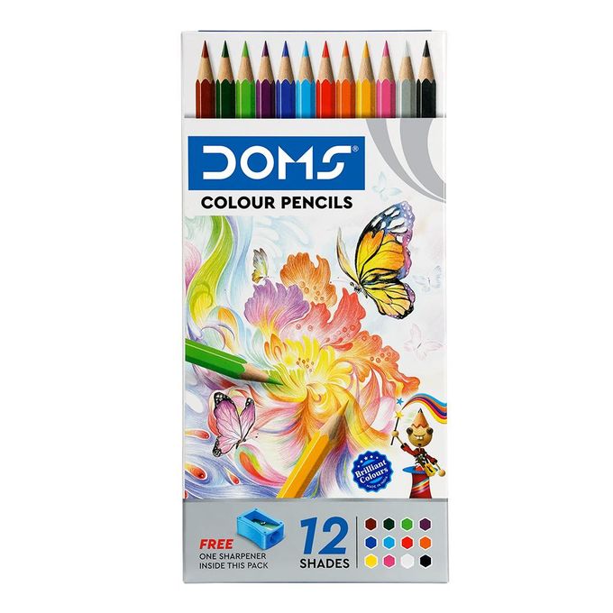 Doms AQUA colouring paint 12 shades