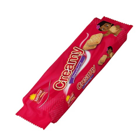 sunveat Strawberry Creamy Biscuits BOX