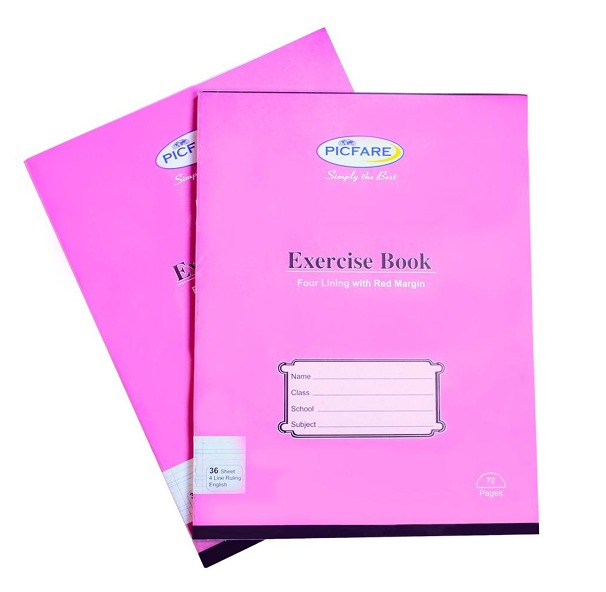 Picfare Four line execrise book