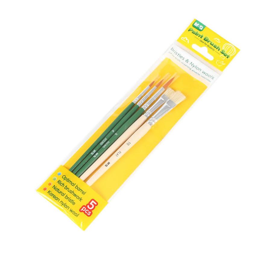 M&G flat head brushes