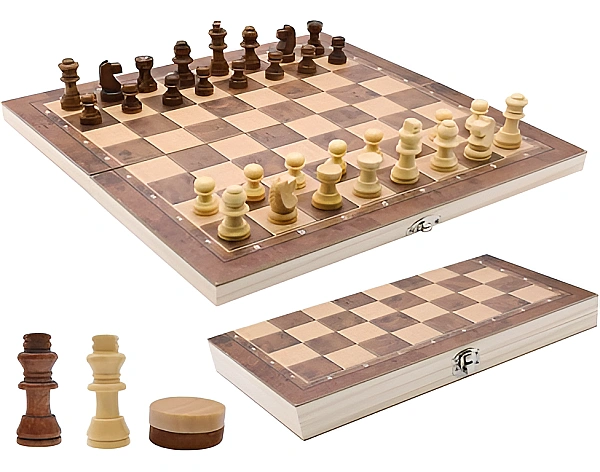 Wooden Foldable Chess Board