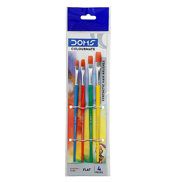 DOMS Flat Art Brushes