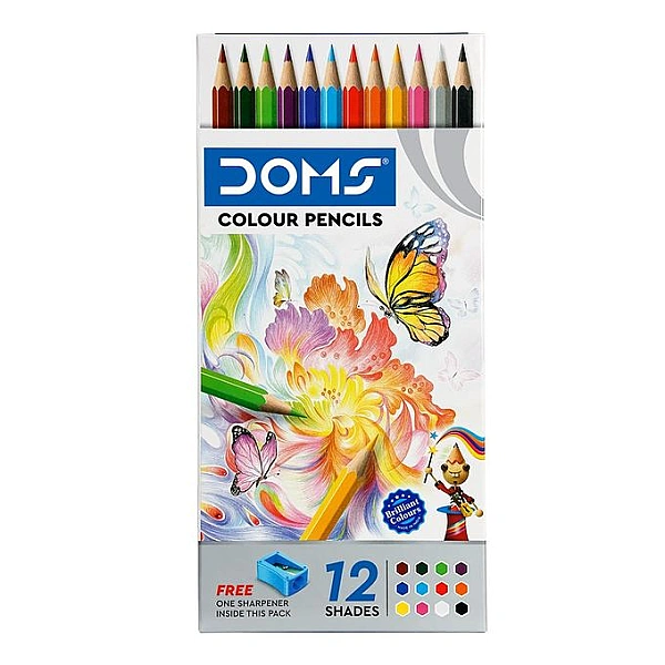 DOMS Aqua Colouring Paint 12 Shades