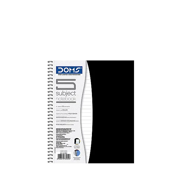 DOMS Poly Cover 5 Notebook