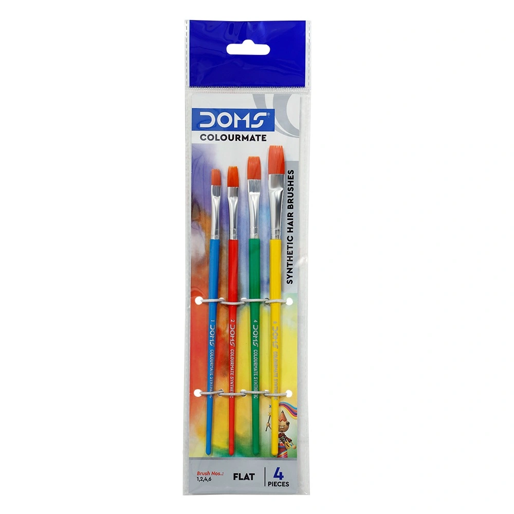 DOMS Flat Art Brushes
