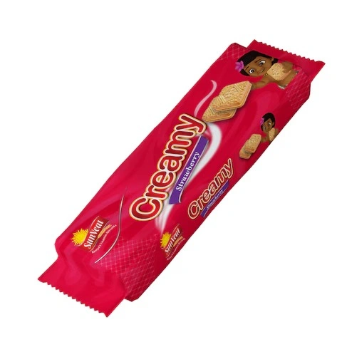 Sunveat Strawberry Creamy Biscuits Box