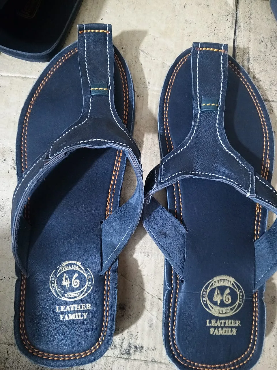 Flip Flop Leather Sandals