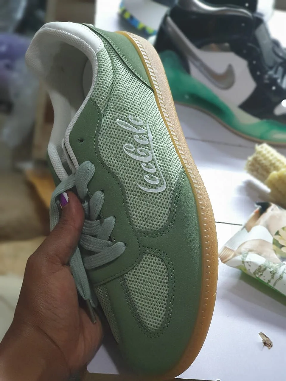 Unisex Fashion Shoes Green- S49