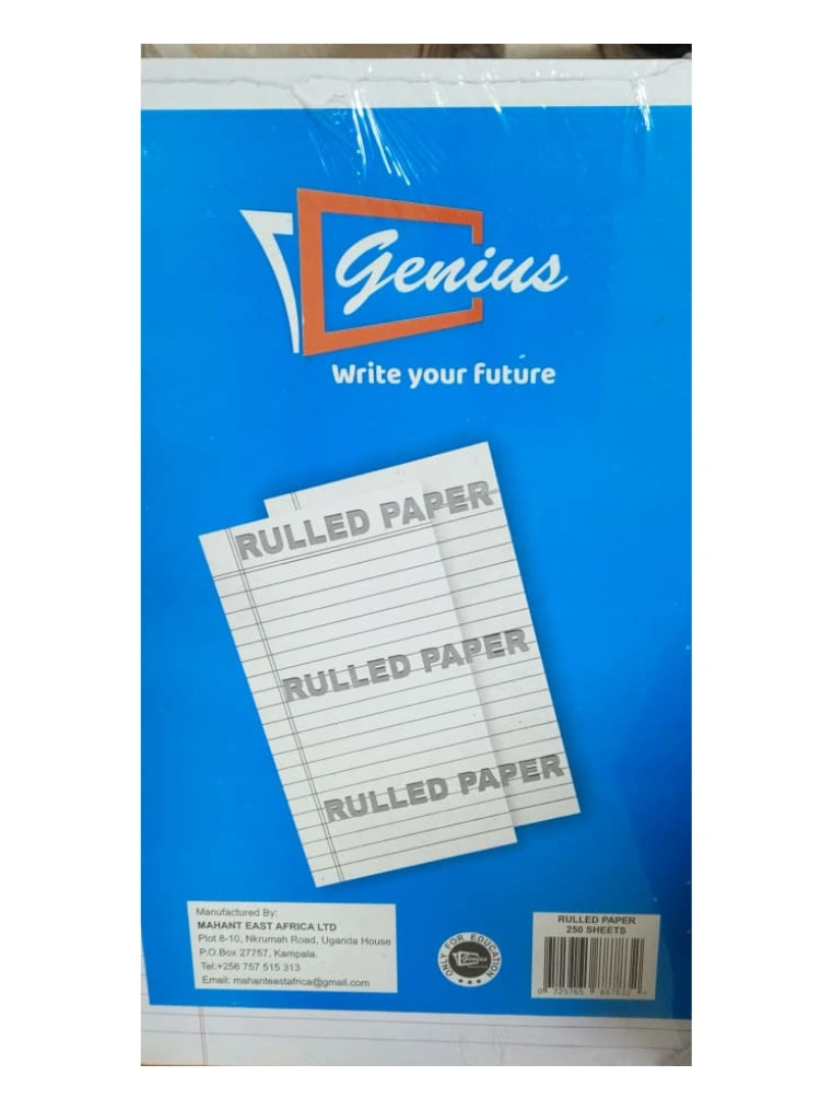 Genius Ruled Paper 250 Sheets