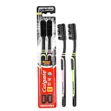 Colgate Toothbrush Double Action Charcoal Twin Pack image 1