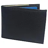 Men's Pure Leather Wallet - Black image 1