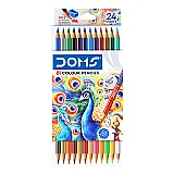 DOMS Bi Colour Pencil 24 Shades image 1